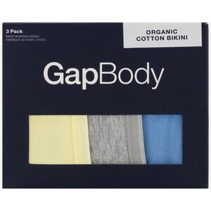 Brand New Gap Body Women's Size XL Organic Cotton BIkini Panties Multi